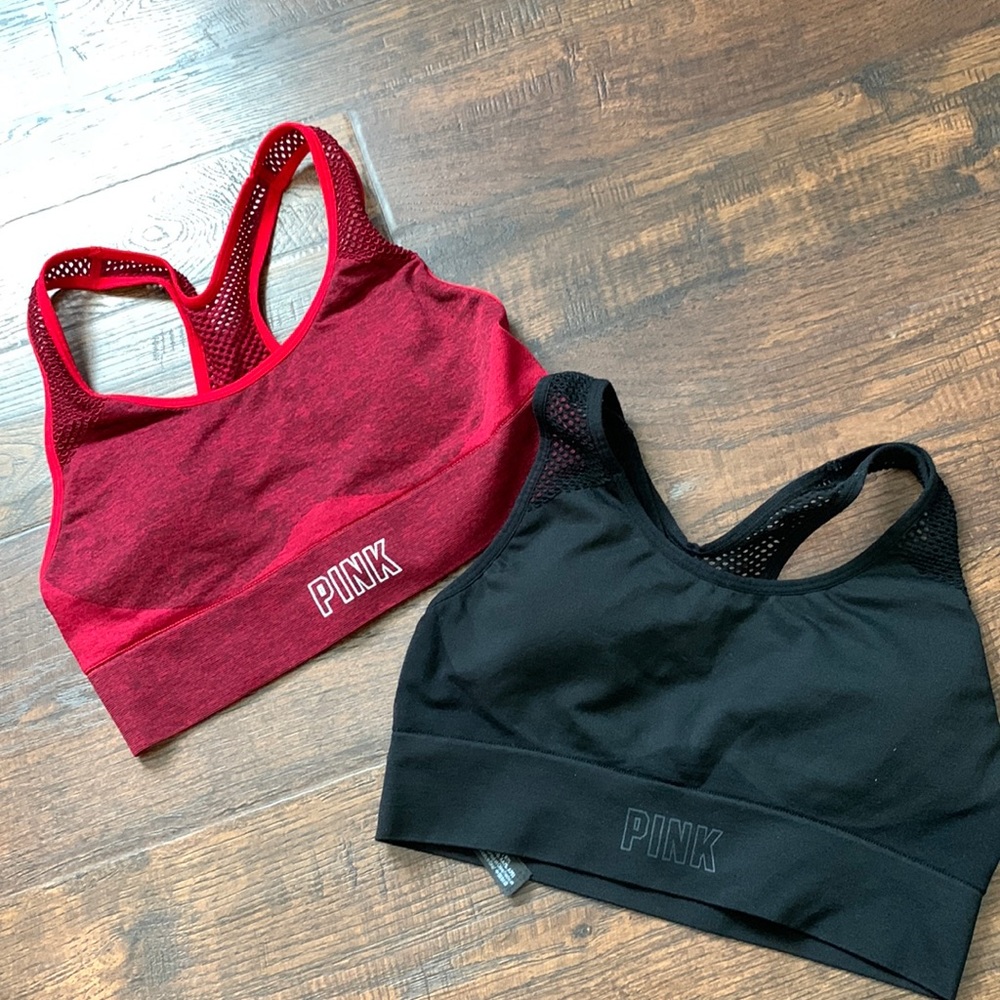 Victoria’s Secret Pink sports bras!